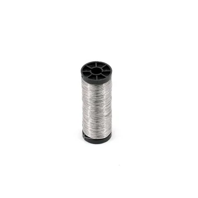 Bobine de 250g de fil inox diamètre 0,40 mm Bobine de 250g de fil inox diamètre 0,40 mm