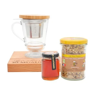 Coffret tisanière Apiculture Remuaux