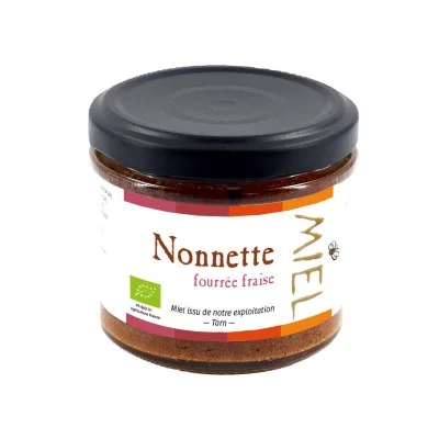 Nonnette fourrée à la fraise Bio