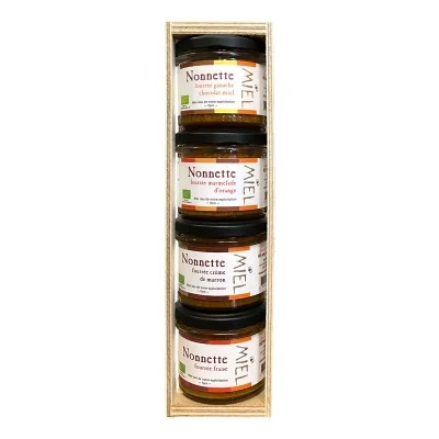 Coffret 4 nonnettes fourrées bio