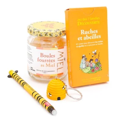 Contenu de notre coffret abeilles pour petits curieux