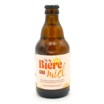 Bière blonde légère au miel 33cl