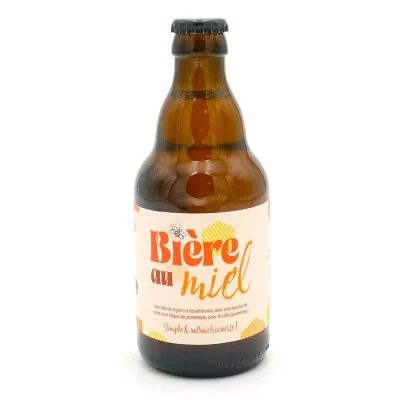 Bière blonde légère au miel de printemps - bouteille de 33 cl