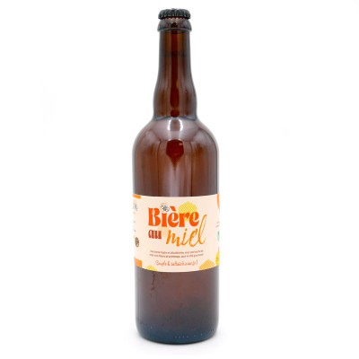 Bière blonde légère au miel de printemps - bouteille de 75 cl