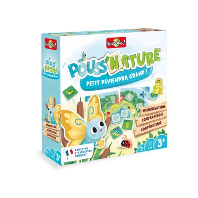 Pouss'Nature - Jeu de société à partir de 3 ans