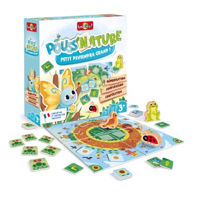 Pouss'Nature - Jeu de société à partir de 3 ans