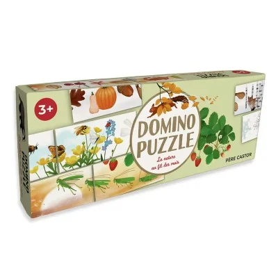 Domino Puzzle - La nature au fil des mois Domino Puzzle - La nature au fil des mois