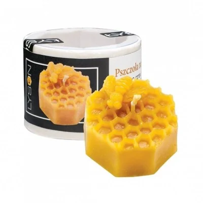 Moule à bougie Abeille sur Alvéoles Moule à bougie Abeille sur Alvéoles