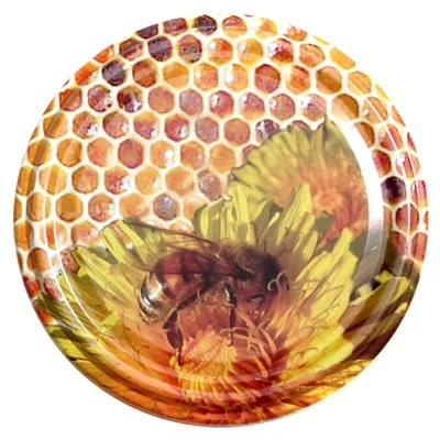 Capsule pasteurisable Ø63 - motif Florabelha Capsule pasteurisable Ø63 - motif Florabelha