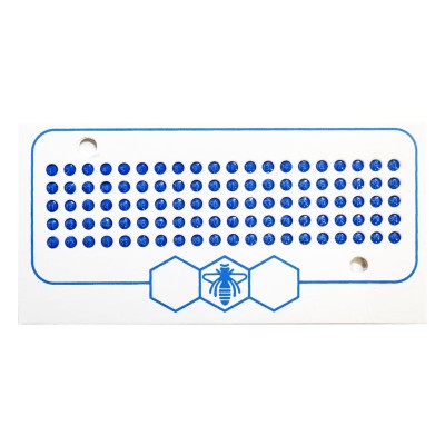Dossard bleu avec chiffre Dossard bleu avec chiffre