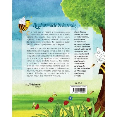 Couverture arrière du livre "Danse avec les abeilles : la pharmacie de la ruche"