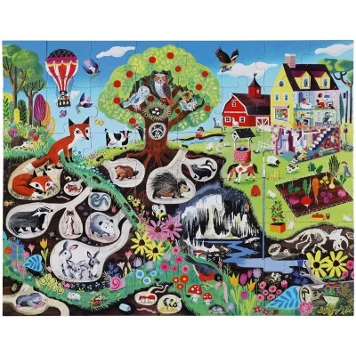 Puzzle de 48 pièces pour enfants : La vie sous terre Puzzle de 48 pièces pour enfants : La vie sous terre