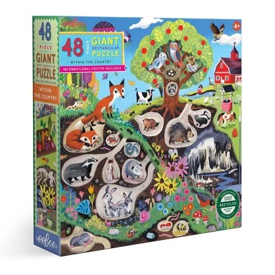 Puzzle Eeboo : La vie sous terre Puzzle Eeboo : La vie sous terre