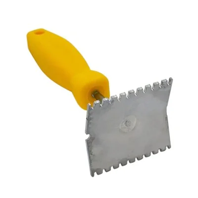 Grattoir pour grille à reine métallique
