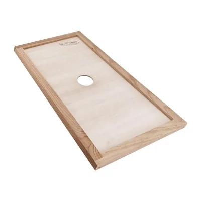 Modèle en bois contreplaqué avec encadrement en pin – pour ruchette 6 cadres Modèle en bois contreplaqué avec encadrement en pin – pour ruchette 6 cadres