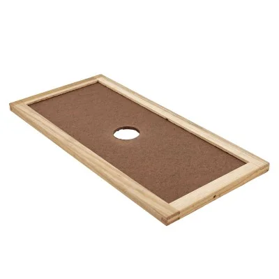 Couvre-cadres Langstroth 5 cadres 230x510 mm avec trou central Ø50 mm – compatible ruchette Langstroth 5 cadres. Couvre-cadres Langstroth 5 cadres 230x510 mm avec trou central Ø50 mm – compatible ruchette Langstroth 5 cadres.