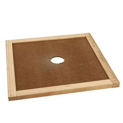 Assemblage bois agrafé couvre-cadres Warré : plateau rigide et léger – encadrement bois solide pour ruche type Warré.