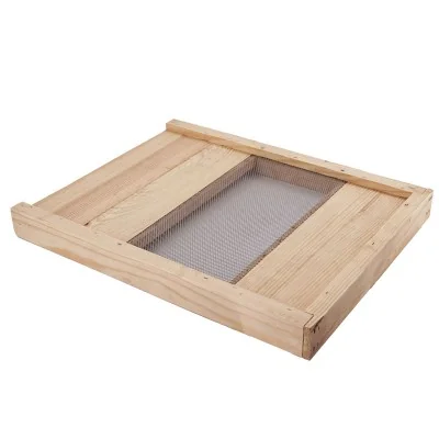 Plateau ruche Dadant Langstroth bois agrafé avec grillage inox 360x170 mm – fond de ruche ventilé Plateau ruche Dadant Langstroth bois agrafé avec grillage inox 360x170 mm – fond de ruche ventilé