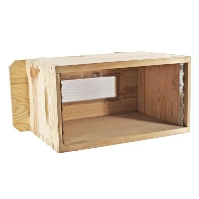 Ruchette bois 6 cadres à tenon – grillage de fond ventilé Ruchette bois 6 cadres à tenon – grillage de fond ventilé