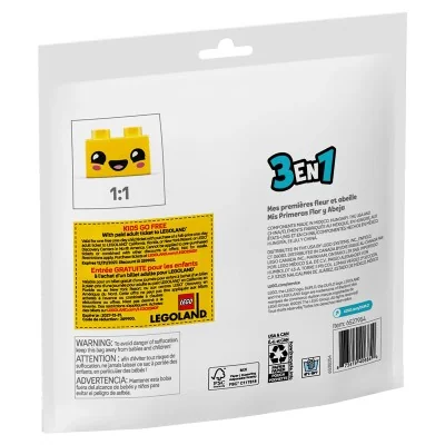 Set 3‑en‑1 : abeille + fleur, pomme ou bouton de fleur – éveil créatif et motricité fine