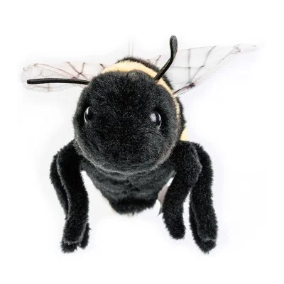 Peluche bourdon 16 cm en peluche douce vue de face