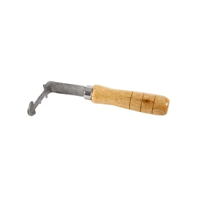 Nettoyeur de cadre robuste avec lame acier et manche bois