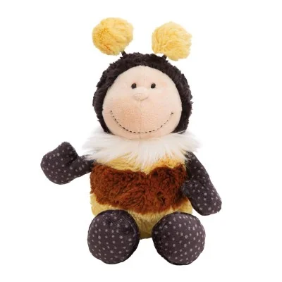 Peluche abeille Beelinda assise de face 18 cm Peluche abeille Beelinda assise de face 18 cm