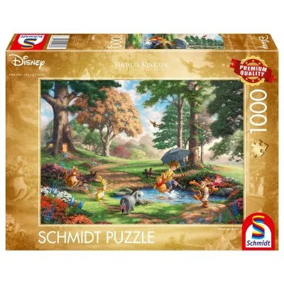Boîte du puzzle Schmidt 1000 pièces Winnie l’Ourson Disney par Thomas Kinkade