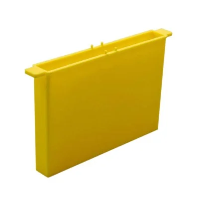 Nourrisseur cadre plastique jaune pour ruchette Mini Plus Nourrisseur cadre plastique jaune pour ruchette Mini Plus