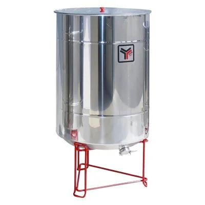 Maturateur inox 500 kg à vidange totale LEGA - réservoir de décantation du miel professionnel