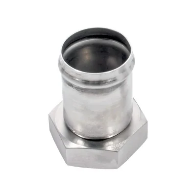 Raccord droit inox - manchon Ø2" avec écrou 1,5" - pour doseuse Dana api MATIC Raccord droit inox - manchon Ø2" avec écrou 1,5" - pour doseuse Dana api MATIC