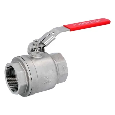 Vanne 1/4 tour inox 2" - Filetage femelle, passage intégral Vanne 1/4 tour inox 2" - Filetage femelle, passage intégral
