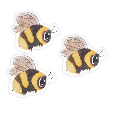 Autocollant abeille grand modèle - sticker idéal pour décorer vos objets ou matériel apicole.