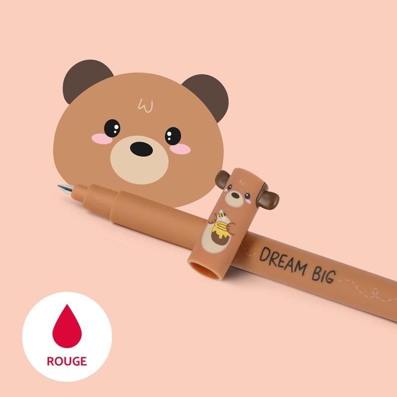 STYLO,Red-4pen--Ensemble De Stylos À Gel Effaçables Magiques, 0,7 Mm, 8