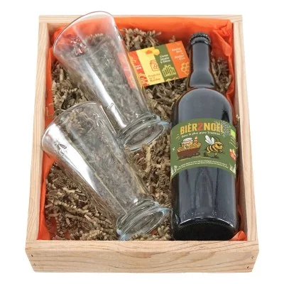Coffret dégustation bière au miel - 2 verres Abeille La Rochère - Coffrets