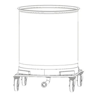 Maturateur inox 1000kg sur stand avec roulettes Fritz Maturateur inox 1000kg sur stand avec roulettes Fritz