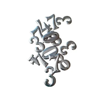 Ensemble de chiffres aluminium pour marquer les ruches et le matériel apicole