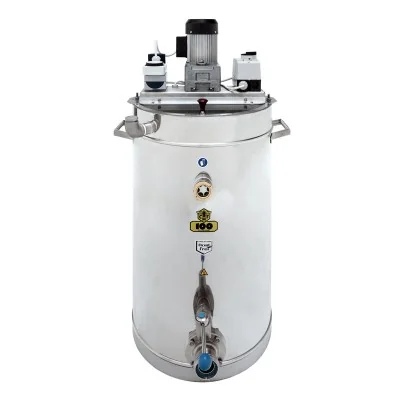 Mélangeur à miel 100 kg double cuve chauffante Fritz en acier inoxydable