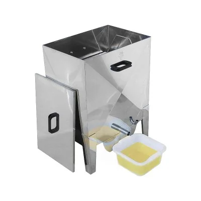 Chaudière à cire à vapeur 15 cadres Lega en inox avec bac de récupération