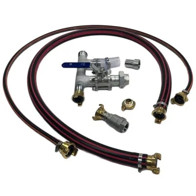 Kit de raccordement Fritz pour refroidisseur et mélangeur à miel 600 kg double paroi