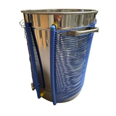 Tapis capillaire thermique Fritz installé sur mélangeur à miel 100 kg