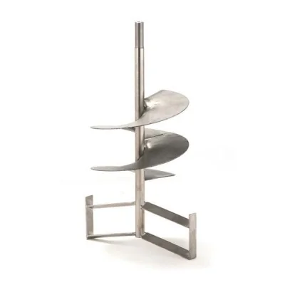 Pale hélicoïdale et racleur de fond du mélangeur à miel 100 kg Fritz en inox