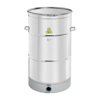 Maturateur inox 300 kg étanche Fritz avec cerclage et sortie DN50