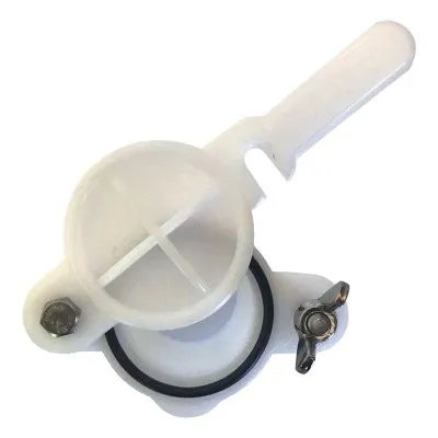 Robinet à clapet plastique 33/42 mm pour maturateur - écoulement propre du miel