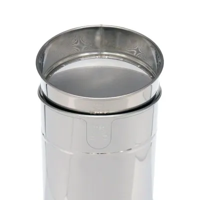 Filtre miel pleine largeur installé sur maturateur inox LEGA