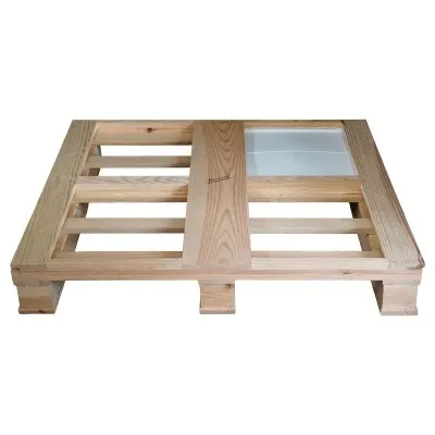 Structure palette apicole bois vue dessus Structure palette apicole bois vue dessus