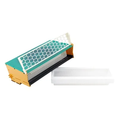 Trappe à pollen entrée de ruche plastique avec bac collecteur amovible