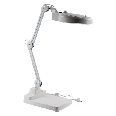 Loupe éclairante de table ApiOptic avec bras articulé et lumière froide 22W