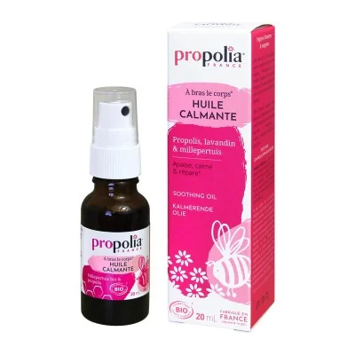 Huile calmante propolis, lavandin et millepertuis BIO - Propolia