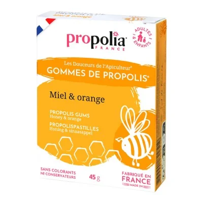 Gommes de Propolis Miel & Orange